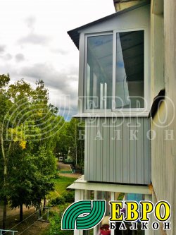 Раздвижная алюминиевая рама на балкон